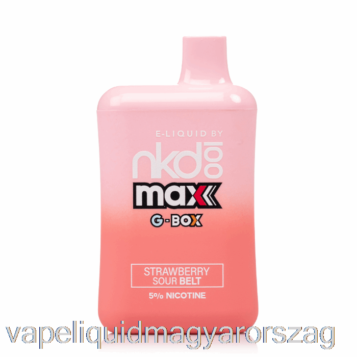 Gbox X Meztelen 100 5500 Eldobható Eper Savanyú öv Vape Folyadék